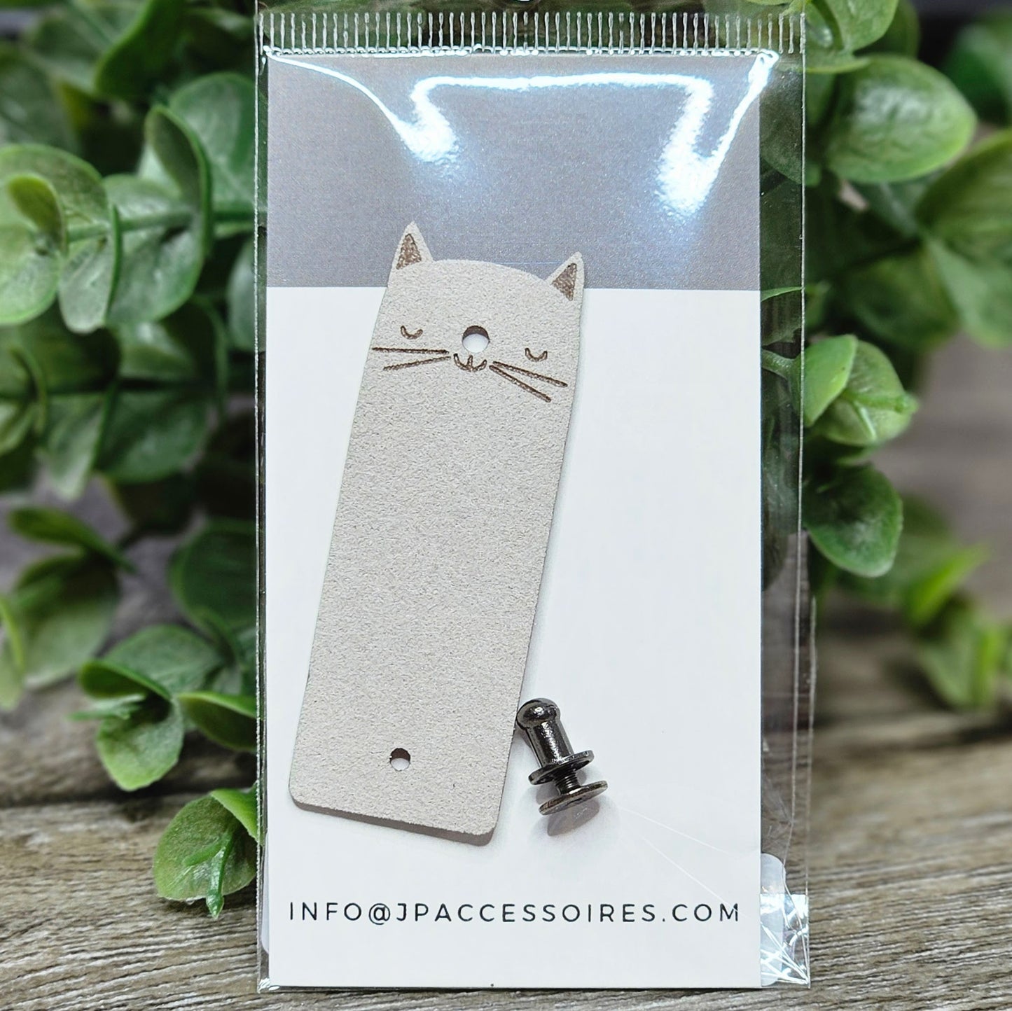 Étiquette en liège Chat