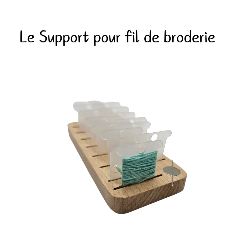 Support pour bobinette de fil à broder