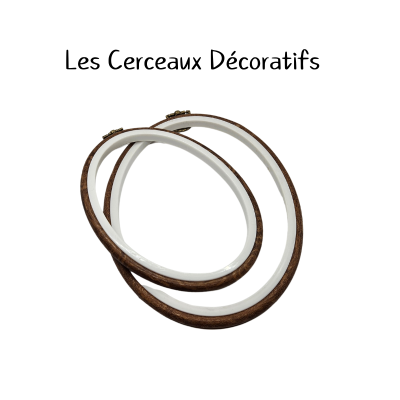 Broderie - Cerceaux décoratif oval